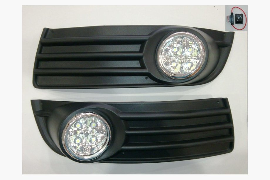 Volkswagen Jetta 2006–2011 Sumuvalot LED-inserteillä Image