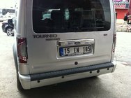 Ford Connect 2010–2013 Kromilista rekisterikilven yläpuolelle (asennus alkuperäiseen, ruostumaton teräs) Carmos - turkkilainen teräs kuva 3