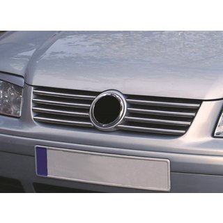 Maskin säleikön listat (8 kpl, ruostumaton teräs) Volkswagen Bora 1998–2004 kuva 1