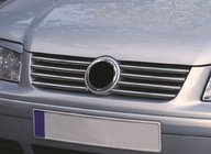 Volkswagen Bora 1998–2004 ALE! Kromilistat säleikköön (6 kpl, ruostumaton teräs) kuva 1
