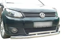 Volkswagen Caddy 2010–2015 Etukaari tuplaputkella 70/48 mm (ruostumaton teräs) kuva 1