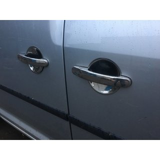 Ruostumattomasta teräksestä valmistetut ovenkahvan suojat kuva 3