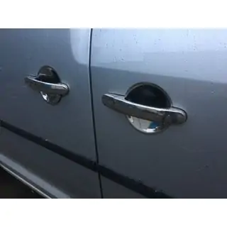 Ruostumattomasta teräksestä valmistetut ovenkahvan suojat kuva 4