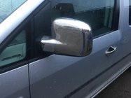 Volkswagen Caddy 2015–2020 Kromiset peilinkuoret Variantti 1 (2 kpl) Kiillotettu ruostumaton teräs kuva 5