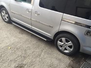 Volkswagen T5 Caravelle 2004–2010 Ruostumattomasta teräksestä valmistetut ovenkahvan suojat 3 kpl. Carmos - turkkilainen teräs kuva 2
