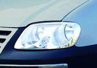 Volkswagen Caddy 2004–2010 Ajovalojen kromikehykset (2 kpl, ruostumaton teräs) kuva 4