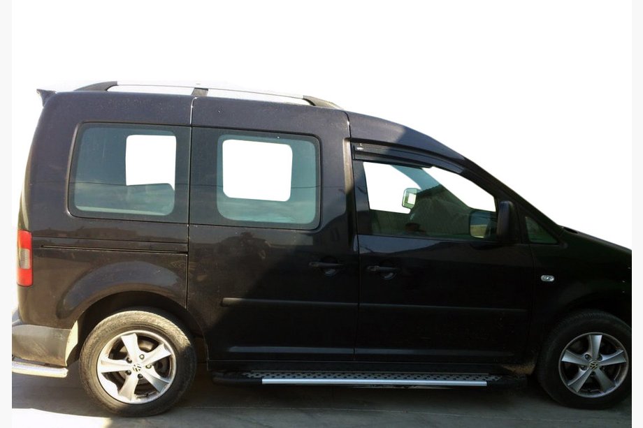 Volkswagen Caddy 2004–2010 Sivukynnykset Allmond Grey (2 kpl, alumiini) Image