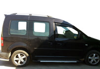 Volkswagen Caddy 2004–2010 Sivukynnykset Allmond Grey (2 kpl, alumiini) kuva 1