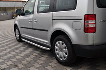 Volkswagen Caddy 2010–2015 Fullmond sivuportaat (2 kpl, alumiini) kuva 1