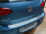 Volkswagen Golf 7/E-Golf 2012–2020 Takapuskurin suojalista Nataniko (ruostumaton teräs) kuva 1