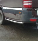 Mercedes Sprinter W907/W910 2018– Sivutoputket takapyörän taakse (2 kpl, ruostumaton teräs) kuva 8