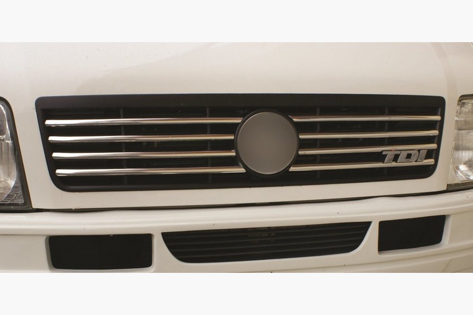 Volkswagen LT 1995–2006 Maskin säleikön listat (8 kpl, ruostumaton teräs) Carmos - turkkilainen teräs Image