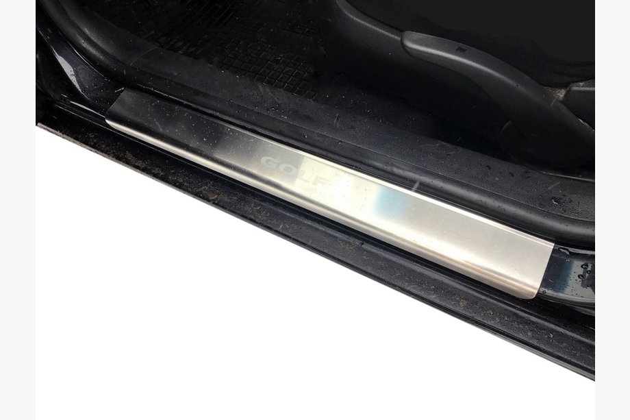 Volkswagen Golf 4 1997–2006 Nataniko ovikynnyslistat (4 kpl, ruostumaton teräs) Premium - 3M-teippi, 0,8 mm Image