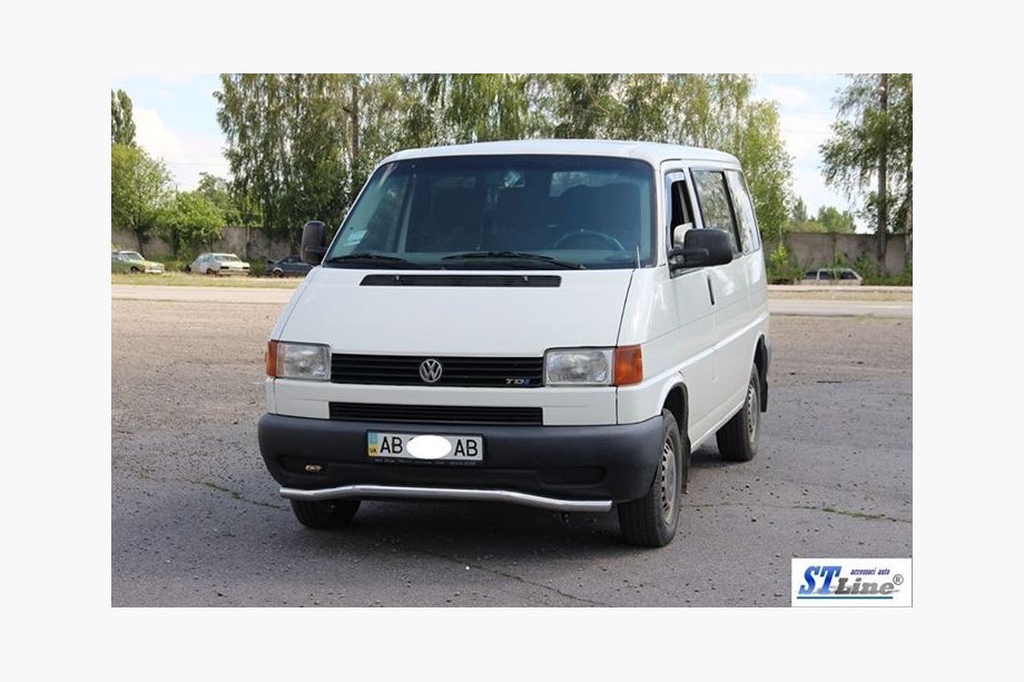 Volkswagen T4 Caravelle/Multivan 1990–2003 Etusuojan alempi yksiaaltoinen putki ST007 (ruostumaton teräs) 51 mm Kuva 2