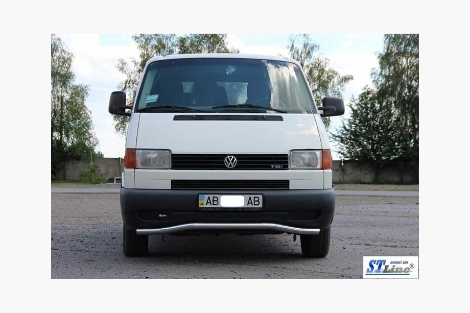Volkswagen T4 Caravelle/Multivan 1990–2003 Etusuojan alempi yksiaaltoinen putki ST007 (ruostumaton teräs) 51 mm Kuva 4