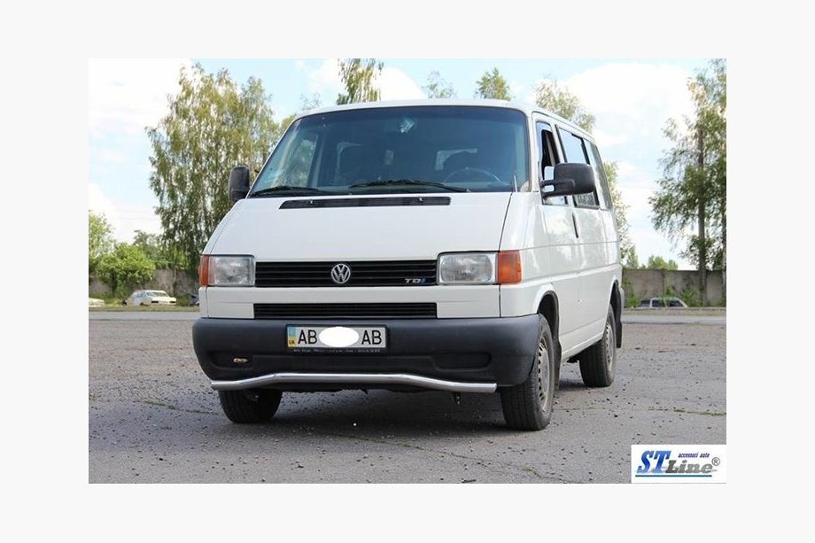 Volkswagen T4 Caravelle/Multivan 1990–2003 Etusuojan alempi yksiaaltoinen putki ST007 (ruostumaton teräs) 51 mm Kuva 5