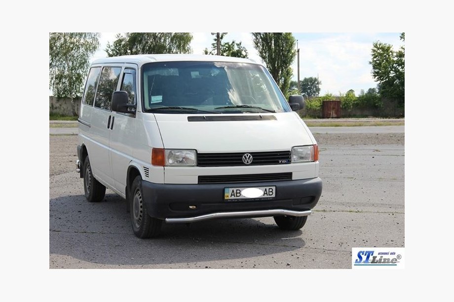 Volkswagen T4 Caravelle/Multivan 1990–2003 Etusuojan alempi yksiaaltoinen putki ST007 (ruostumaton teräs) 51 mm Kuva 6