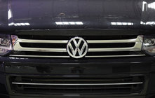 Volkswagen T5 2010–2015 Etusäleikön listat (Omsa, 4 kpl, RST) kuva 1