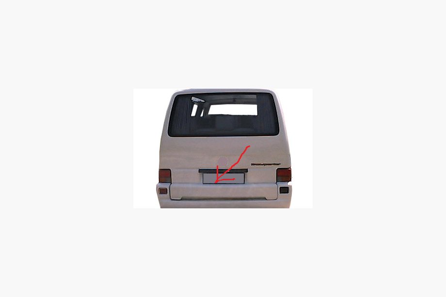 Volkswagen T4 Transporter 1990–2003 Takaluukun lista (maalattava) Image