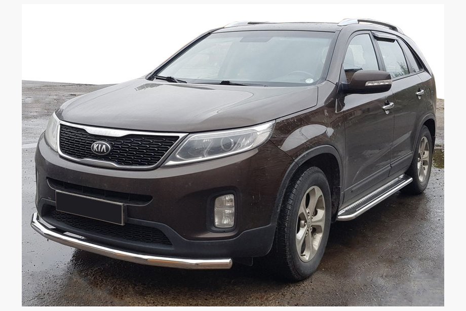 Kia Sorento II XM 2009–2014 Etusuojakaari ST008 (2013-2015, ruostumaton teräs) Image