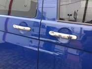 Volkswagen T5 Transporter 2003–2010 Ruostumattomasta teräksestä valmistetut ovenkahvan suojat 3 kpl. OmsaLine – italialaista ruostumatonta terästä kuva 1