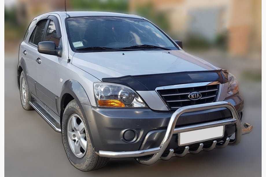 Kia Sorento I BL 2002–2009 Bullbar WT003-Exclusive (ruostumaton teräs) Image