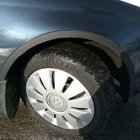 Volkswagen Jetta 2011–2018 Lokasuojan kaarilevikkeet (4 kpl, mustat) kuva 1