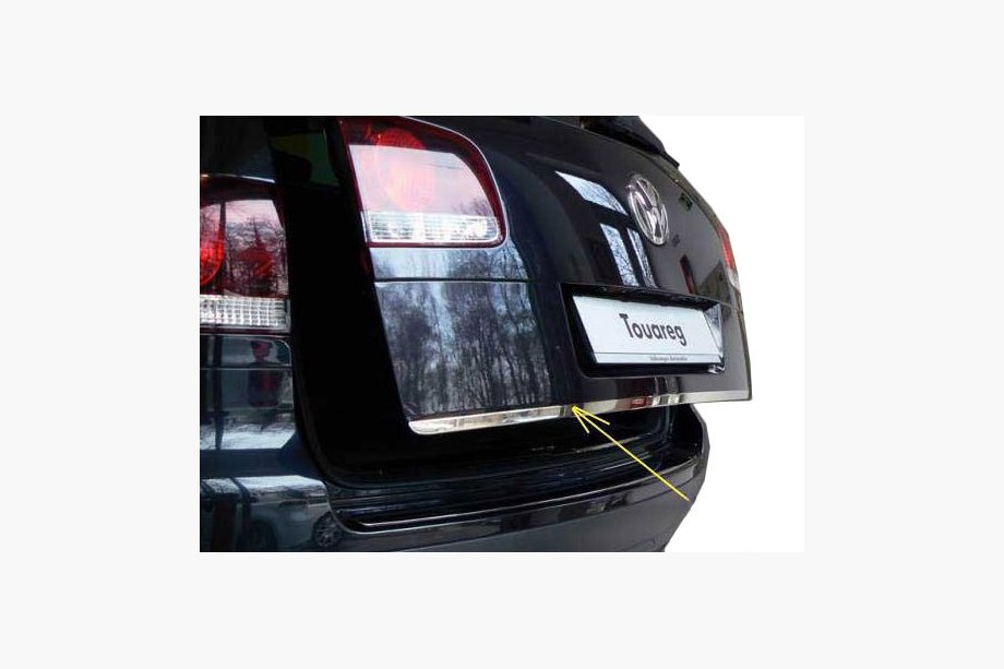 Volkswagen Touareg 2010–2018 Takaluukun kannen lista (ruostumaton teräs) Image