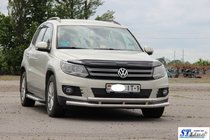 Volkswagen Tiguan 2007–2016 Etusuojakaari ST016 (ruostumaton teräs) kuva 2