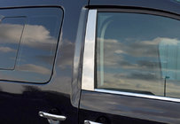 Volkswagen Caddy 2010–2015 Pilarilistat (2 kpl, ruostumaton teräs) OmsaLine – italialainen ruostumaton teräs kuva 1