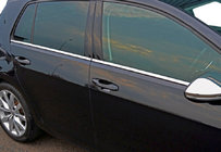 Volkswagen Golf 7/E-Golf 2012–2020 Alaikkunalistat HB (4 kpl, ruostumaton teräs) Carmos - turkkilainen teräs kuva 5