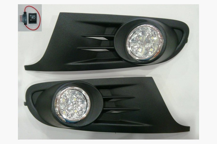 Volkswagen Golf 6 2008–2014 Sumuvalot LED-inserteillä Image