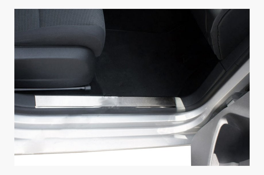 Seat Leon 2005–2012 OmsaLine sisäpuoliset kynnyslistat (2 kpl, ruostumaton teräs) Image