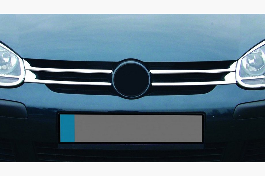 Volkswagen Golf 5 2003–2009 Kapeat etumaskin listat (4 kpl, ruostumaton teräs) Image