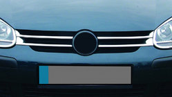 Volkswagen Golf 5 2003–2009 Kapeat etumaskin listat (4 kpl, ruostumaton teräs) kuva 1