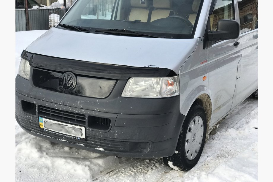 Volkswagen T5 Transporter 2003–2010 Ylempi etusäleikön talvisuoja Kuva 3