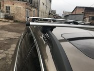Volkswagen T5 2010–2015 Avaimella lukittavat kattotelineen poikittaispalkit integroiduille kattokiskoille (2 kpl) kuva 4