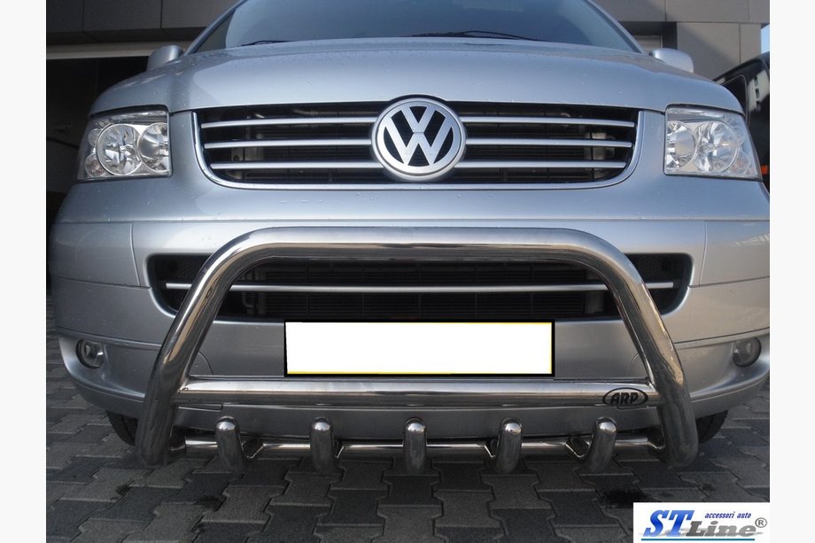 Volkswagen T5 Caravelle 2004–2010 Karjapuskuri WT003 (ruostumaton teräs) 60 mm, tekstillä Kuva 8