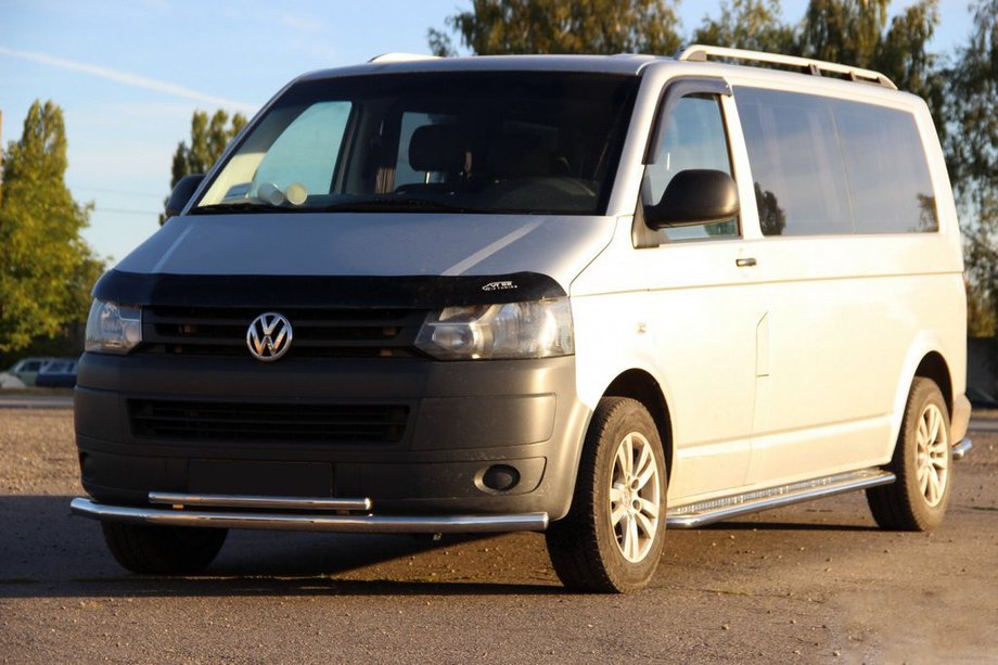 Volkswagen T5 2010–2015 Alaosan kaksinkertainen huulilista 70/48 mm (RST) Image