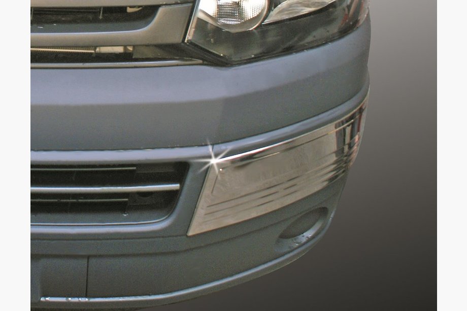 Volkswagen T5 2010–2015 Etupuskurin kulmasuojat (2 kpl, ruostumaton teräs) Image