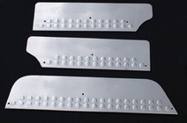 Volkswagen T5 Multivan 2003–2010 Sisäpuoliset kynnyslistat (OmsaLine, ruostumaton teräs) 4 ovea, OmsaLine – italialaista ruostumatonta terasta kuva 5