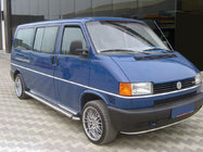 Volkswagen T4 Transporter 1990–2003 Sivuporrasputket KB002 Ø60 mm (2 kpl, ruostumaton teräs) kuva 1