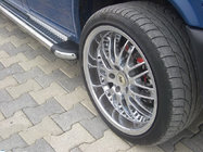 Volkswagen T4 Transporter 1990–2003 Sivuporrasputket KB002 Ø60 mm (2 kpl, ruostumaton teräs) kuva 4