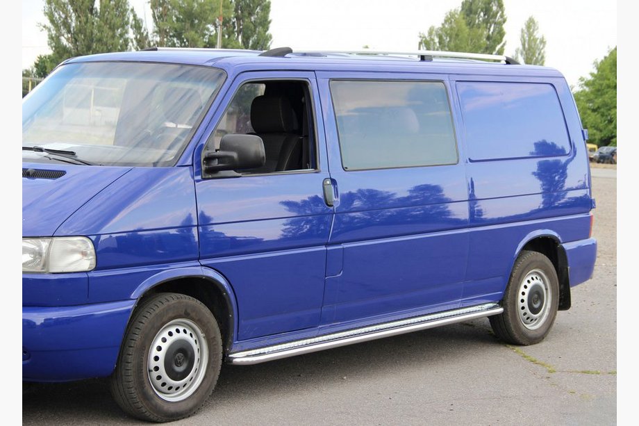 Volkswagen T4 Transporter 1990–2003 Kromatut kattokaiteet Image