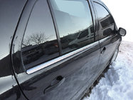 Skoda Fabia 2000–2007 Ikkunankehyksen ulkolistat (4 kpl, ruostumaton teräs) kuva 1