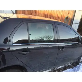 Ikkunankehyksen ulkolistat (4 kpl, ruostumaton teräs) kuva 2
