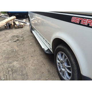 Sivukynnykset Allmond Grey (2 kpl, alumiini) Volkswagen T5 Transporter 2003–2010 kuva 1