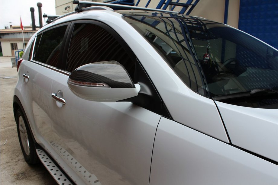 Kia Sportage 2010–2015 Sivupeilien kuoret (2 kpl, hiilikuitu) Image