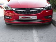 Opel Astra K 2016–2021 Etupuskurin listat (3 kpl, ruostumaton teräs) kuva 1
