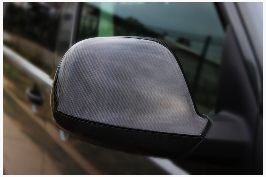 Volkswagen T6 2015–2024 Sivupeilien kuoret (2 kpl, hiilikuitu) Aito hiilikuitu Image